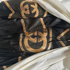 Brand New Over Sized Gucci Leather Jacket, Gucci 2017, Gucci Jackets, Gucci Jacket, Dapper Dan, Gucci Monogram, Gucci Leather, Over Sized, Zipper Jacket