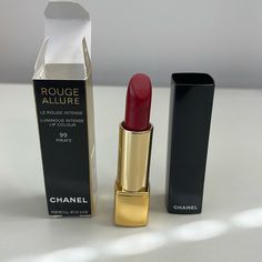 Red Color 99 Pirate Lipstick Nwt Chanel Makeup Looks, Chanel Lip, Chanel Lipstick, Bright Red Lipstick, Lipstick Color, Chanel Makeup, Red Lipstick, Lipstick Colors, Makeup Lipstick