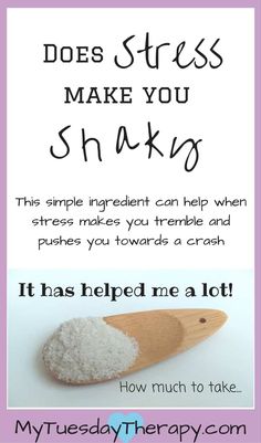 Does stress make you shaky? This simple ingredient can help when stress makes you tremble and pushes you towards a crash. It has helped me a lot! How much to take? | Natural remedy for stress | Stress Relief | #hpaaxis #adrenalfatigue #de-stress Adrenal Fatigue Recovery, Essential Vitamins And Minerals, Improve Energy Levels, Massage Benefits, Baby Massage, Essential Vitamins