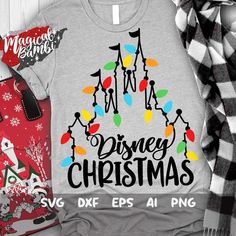 disney christmas svg, dxf eps and png