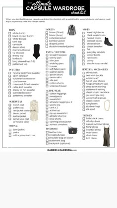 Minimalist Wardrobe Capsule, Ultimate Capsule Wardrobe, Capsule Wardrobe Casual, Capsule Wardrobe Basics, Classic Capsule Wardrobe