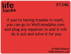 Quotes School, 1000 Lifehacks, Pinterest Funny, College Life Hacks, Pinterest Quotes, 1000 Life Hacks, Math Help, Homeschool Tips, Funny School