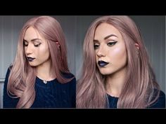 Styling A Synthetic Wig, Light Purple Wig, Pink Lace Wig, Hair Muse, Lace Wigs Styles, Haircuts For Long Hair With Layers, Wig Companies