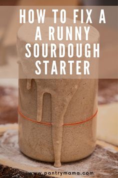 how to fix a funny sourdough starter