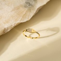 14K Solid Gold Minimalist Stacking Fish Symbol Ring with Cubic Zircon - Dainty Lucky Koi Fish Band for Her - Good Luck Gift for Christmas * PRODUCT FEATURES * ✔️Band Width: 1.35 mm ✔️Top Width: 5.26 mm ✔️Thickness: 1.18 mm ✔️Gemstone: AAA Grade White Cubic Zirconia This enchanting ring, crafted from high-quality 14K solid gold, embodies a minimalist aesthetic with its stacking design featuring a charming fish symbol. The delicate portrayal of a lucky Koi fish is accentuated by a sparkling cubic Ring Symbolism, Fish Ring, Fish Symbol, Good Luck Gifts, Gift For Christmas, Minimalist Aesthetic, Koi Fish, Stackable Rings, Personalized Products