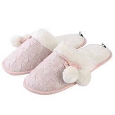 Supersoft and plush, this fuzzy slipper makes you feel like you're having a spa day any time you slip it on. Sink your foot into this fluffy dream of a slipper in a crossover design of sumptuously plush. Non-slip Weatherproof Rubber Textured Sole for added floor traction. Comfortable and fun to wear, these slippers are your perfect choice! Size: Women US Size 6.  Color: Pink.  Gender: female.  Age Group: adult. Cozy Pink Round Toe Slippers, Plush Bedroom, Pink Synthetic Winter Slippers, Bedroom Shoes, Pink Fluffy Winter Slippers, Pink Non-slip Comfortable Slippers, Pink Plush-lined Winter Slippers, Rubber Texture, Cozy Slippers