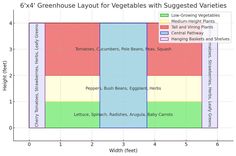 a graph showing the number of greenhouses in each region, with different levels and zones