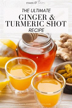 the ultimate ginger and turmeric shot recipe