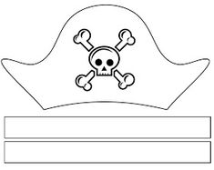 a pirate hat with a skull and crossbones