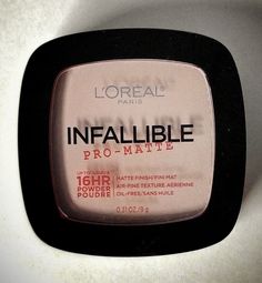 L'Oreal Infallible Pro-Matte pressed powder Infallible Pro Matte, Fit Me Matte And Poreless, Pressed Powder, L Oreal, Ups