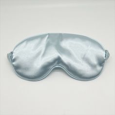 New In Package Light Blue Satin Padded Soft Sleep Eye Mask Light Blocker Brand New. Super Soft And Silky. Covered Elastic Back. N Lace Masquerade Masks, Mask Light, Face Shield Masks, Mask Aesthetic, Feather Mask, Sleep Eye, Silk Eye Mask, Blue Mask, White Mask