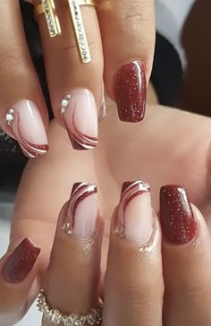 Brown Nails With French Tip, French Manicure Fall Designs, Fall Nails French Tip Art Designs, Fall French Nail Designs, Fall French Manicure, Burgundy Nail Ideas, Spider Gel Nail Art, Nail Designs 2014, Acrylic Nail Designs Classy