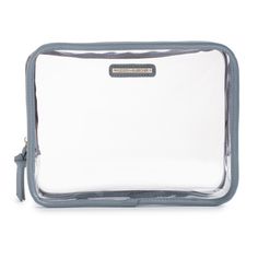 Lagoon Away Clear Case This clear case is the ultimate travel companion, easy to clean and perfect for stashing all your daily cosmetic essentials. Toiletries Organization Travel, Luxury Travel Accessories, Clear Travel Bag, Designer Cosmetic Bag, Clear Cosmetic Bag, Clear Clutch, Shoe Bags For Travel, Packing Jewelry, Shoe Bags