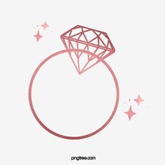 a diamond ring with stars around it and the words, how to draw a diamond ring