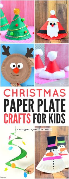 christmas paper plate crafts for kids