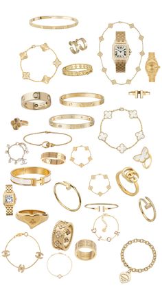 Asthetic Jewellery Picture, Gold Jewlerie Aesthetic, Best Jewelry Brands, How To Style Jewelry, It Girl Jewelry, Jewelry Must Haves, Jewelry Inspo Gold, Bracelet Business