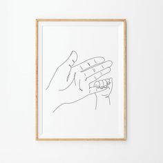 a drawing of two hands reaching for each other