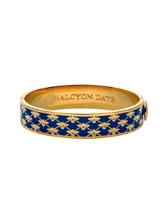 Halcyon Days Bee Sparkle Trellis Bangles Weston Table Luxury Yellow Gold Enamel Jewelry, Luxury Enamel Cuff Bracelet, Luxury Enamel Cuff Bracelet Bangle, Luxury Enamel Cuff Bangle Bracelet, Luxury Enamel Cuff Bangle, Luxury Enamel Bangle As Gift, Luxury Yellow Gold Enamel Bangle, Luxury Enamel Cuff Bracelet Gift, Luxury Black Enamel Bangle As Gift