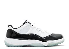 Air Jordan 11 Retro Low 'Concord' - Air Jordan - 528895 153 - white/black | Flight Club Adidas Human Race, Nike Air Tailwind, Air Jordan 11 Retro Low, Air Jordan 11 Low, Jordan 11 Low, New Nike Air Force, Nike Air Jordan 11, Flight Club, Nike Waffle