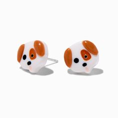 Cute Earrings Studs, Piercing Kit, Cute Stud Earrings, Adorable Puppy, Fashionable Jewelry, Shrink Plastic, Earrings Studs, Earring Sale, Jewelry And Accessories