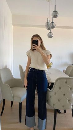 Ivory Color Combinations Outfit, Basic Outfits For University, Jean Work Outfits Women Office Summer, Intern Outfit College, Uni Fits Summer, Catholic Church Outfit, Meet The Parents Outfit, Work Outfit Blazer, Summer Scarf Outfit