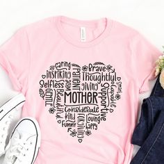 Mothers Heart, Mom Life Shirt