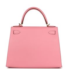 This Kelly, in the Sellier style, is in Rose Confetti epsom leather with gold hardware and has tonal stitching, two front straps with toggle closure, clochette with lock and two keys, single rolled handle and removable shoulder strap.The interior is lined with Rose Confetti chevre leather and has one zip pocket with an Hermes engraved pull and two open pocket on the opposite side.Collection: XOrigin: FranceCondition: Pre-owned; Excellent to Mint - This bag retains it shape. There's partial plastic on the hardware but missing from the turnlock and feet. There's moderate scratches to the turnlock and feet hardware. The exterior leather is clean with no signs of wear except towards the top handle. There's some minor signs of wear near the D-rings for the shoulder strap.Accompanied by: Hermes Hermes Kelly Retourne, Rose Confetti, Hermes Kelly Sellier, Kelly Sellier, Hermes Box, Madison Avenue, Gold Hardware, Confetti, Top Handle