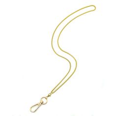 PRICES MAY VARY. Badge lanyards for women, also can use as a beautiful necklace when you unhook the lobster clasp. Durable material: Made of premium stainless steel plated with 18k gold, strong chain design sturdy for serving long time. Total chain strand measures approximately 31 Inch, about 81 cm perfect length fits most people. Fashion design: Very unique and attractive style, elegant decoration for lanyards, glass neck rope, suitable for work, travel, party lots of occasions. Satisfaction Gu Gold Lanyard Necklace, Lanyard Id Holder, Lanyard For Keys, Attractive Style, Badge Lanyard, Chain Lanyard, Key Lanyard, The Lobster, Stainless Steel Plate