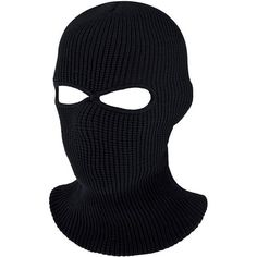 3Hole Full Face Cover, Thermal Knit Ski Mask Winter Balaclava Cap for Outdoor Sports Features: Comfortable to fit your skin, not irritating, not allergic. Foldable and lightweight, fits well in your pockets or bag. UV-Proof, Dust-Proof, Sand-Proof, Cold-resistant, Windproof. Perfect gift for your family during this special time. Hand wash in cool water with mild gentle detergent before you wear it. Hang dry. Specification: Fabric: Acrylic Fibers Color: Multi-color Style: Trendy Applicable gender: Unisex Applicable scene: Casual Package Included 1pcs x Balaclava Promise If the product has any quality problems, please feel free to contact us, we will help you solve the problem as quickly as possible. Size: one size.  Color: Black.  Age Group: adult. Winter Balaclava, Cycling Hat, Mascaras Halloween, Soft Winter, Cool Masks, Winter Headbands, Full Face Mask, Acrylic Fiber, Military Gear