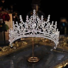 a tiara sitting on top of a table