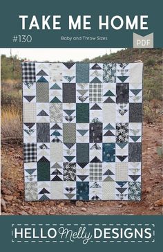 the cover of take me home quilt book