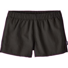 a black shorts with purple trims on the side