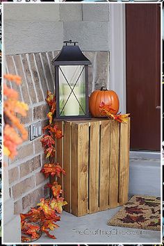 Cheap Cold Frames For Fall And Winter Gardening - Looking for some great deals from the leading brands, look no further. Click to visit TODAY! Porch Lanterns, Outside Fall Decor, Decoration Vitrine, Decor Ikea, Diy Outdoor Decor, Autumn Decorating