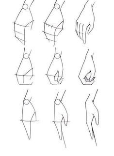 how to draw hands and feet step by step