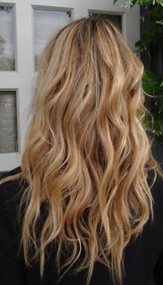 Sandy blonde hair Hair Perms, Sandy Blonde Hair, Wave Perm, Hair Colorful, Hair Dress, Sandy Blonde, Beachy Waves