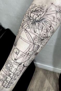 a person with a tattoo on their arm