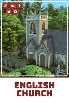 the english church is shown in this screenshot from the game, which features an image of