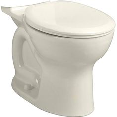 a white toilet bowl with the lid up