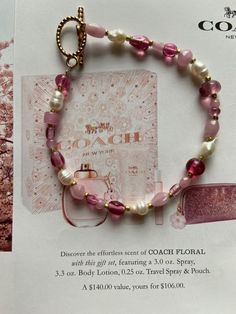 Getting My Life Together, Pink Pearl Bracelet, Diy Beaded Rings, Preppy Jewelry, Jewelry Lookbook