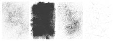 three different black and white images with the same color