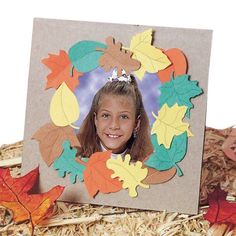 Frame a favorite picture in spectacular Fall colors! Kit includes precut construction-paper leaves in assorted colors, glue and markers, easel-back frames and instructions. Fall Festival Crafts, Fall Festival Activities, Leaves Frame, Thanksgiving Classroom, Thanksgiving Pictures, Fall Arts And Crafts, Toddler Arts And Crafts, Fall Fest, Preschool Arts And Crafts