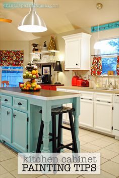 the kitchen is clean and ready for us to use in the day or night time