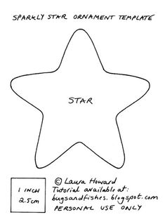 a drawing of a star with the names of its stars on it and description below