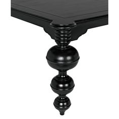 an image of a black dining table