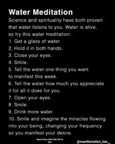 Water Meditation, Spiritual Psychology, Manifestation Affirmation, Spiritual Journals, Manifest Anything, Plan Ideas