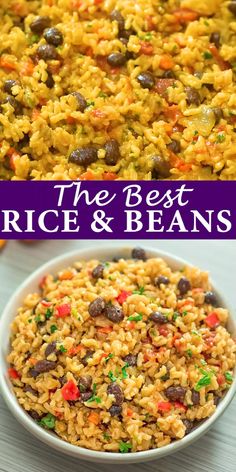 the best rice and beans recipe in a bowl