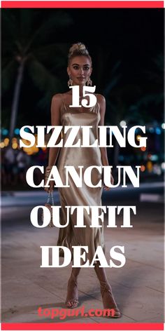 Ready for your Cancun trip? Whether it's a day at the beach or a night out, these Cancun outfit ideas will have you covered. Think tropical prints, breezy fabrics, and stylish accessories to complete your look. Get all the outfit inspo you need on our site! Cancun Vacation Outfits, Cancun Outfit Ideas, Cancun Outfits, Cancun Vacation, Cancun Trip, A Day At The Beach