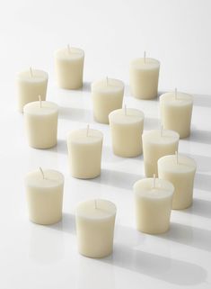 Ivory 15-Hour Votive Garden Planters Pots, Love Candles, Glass Votive Holders, Tea Light Holders, Candle Party, Wood Vase, Glass Votive, Floral Supplies, Candle Vase