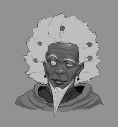 Black Samurai Drawing, Afro Sumari, Afro Samurai Manga, Black Samurai Character Design, African Tribe Character Design, Critical Role Fan Art, Black Anime Characters, Black Artwork, Game Character Design