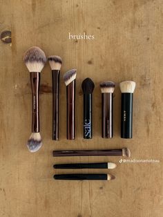 Capsule Makeup Collection, Make Up Wishlist, Makeup Brushes Aesthetic, Makeup List, Makeup Accesories, Makeup Items, Mellow Yellow, Makeup Essentials, Girls Makeup